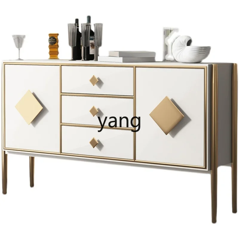 

yjq Light Luxury Meal Side Modern Simple Hallway Household Curio Cabinet