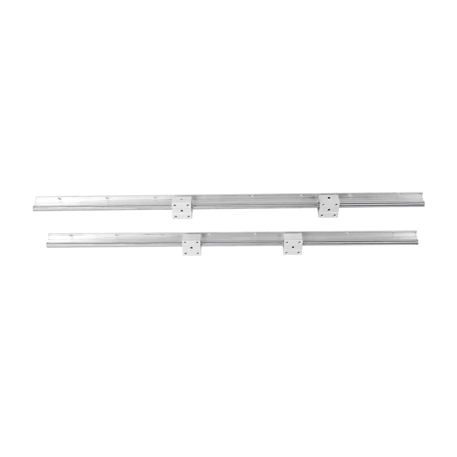 Linear  Slider Set 800mm Length 12mm Diameter SBR12 Guide Rails with 4 SBR12UU Bearing Blocks for Smooth Motion