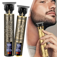 Professional Beard Trimmer for Men Zero Gapped T-Blade Hair Clipper & Mustache Trimmer Kit with LCD Display Hair Shears