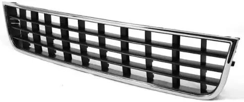 One Piece Hight Quality Front Bumper Center Lower Chrome Vent Grille Grill for Audi A6 C5 2002-2005 2002 2003 2004 2005