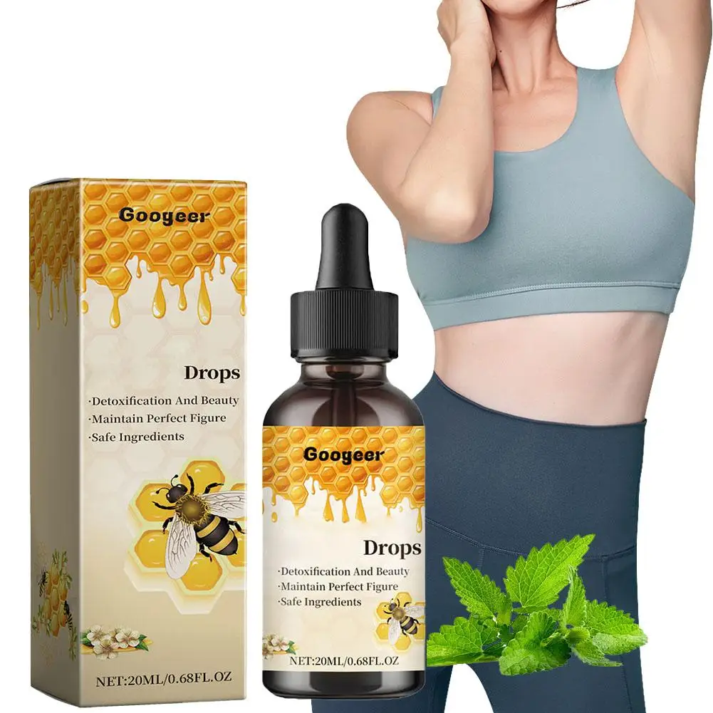 Bee Poison Shaping And Fat-reducing Drops Promote Blood Loss Shaping Rapid Fat Care Body Circulation Solution Weight Burn D9T0