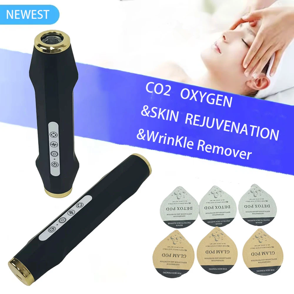 Portable Co2 Bubble Hydra Dermabrasion Facial Exfoliate Face Lifting Skin Rejuvenation Personal Oxygenation Device