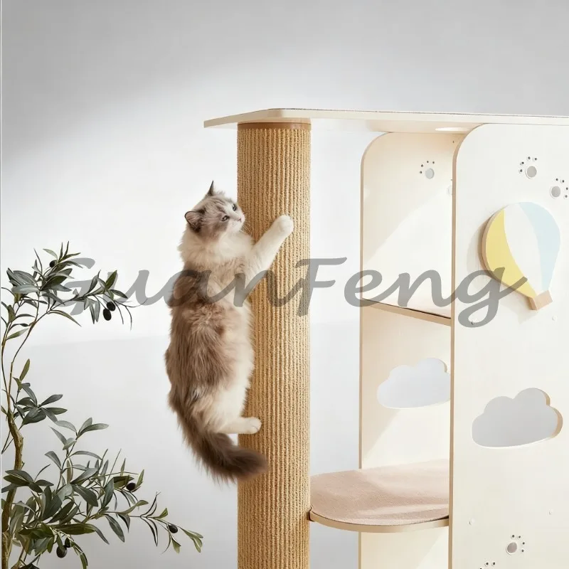 Multifunctional Indoor Pet Furniture Kit, Household Indoor Cat Multifunctional Game Rest Equipment