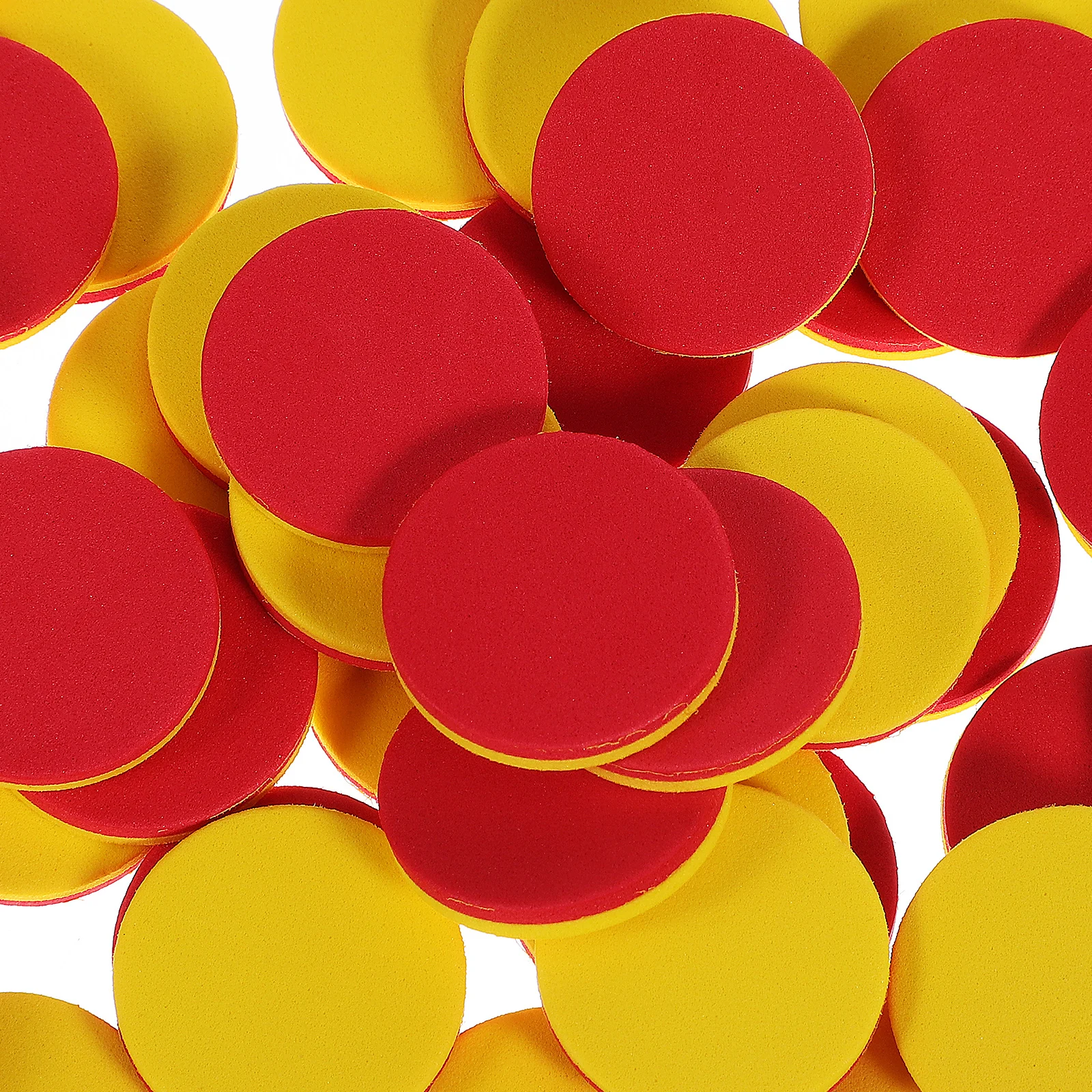 100個の数学カウンティングブロック、デュアルカラーEVA教材、子供の数え方スキル開発、教育用数学カウンターチップ