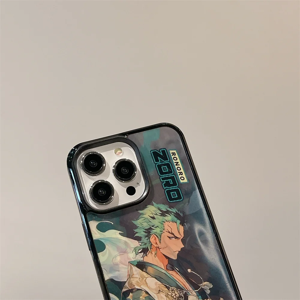 ワンピース ゾロ 3D チェンジングビジュアル マグセーフ対応 マグネットケース iPhone 17 16 15 14 13 12 11 Pro Max ワイヤレス充電対応カバー