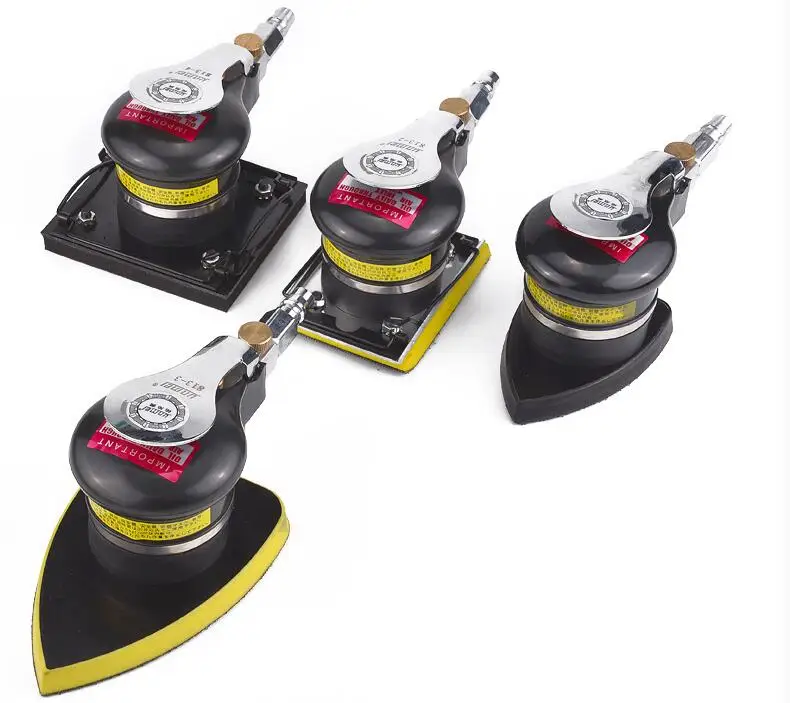 Pneumatic grinding machine putty sandpaper machine ,triangle square vibration furniture polishing grinding machine