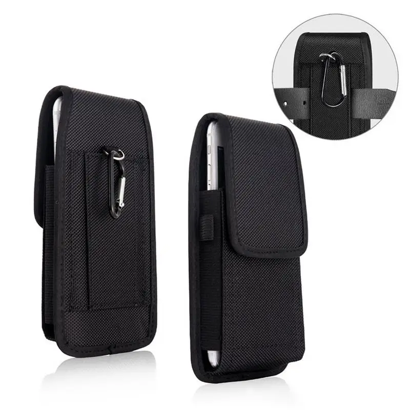 Tactical Cell Phone Pouch Holster with Free Buckle Protable Wallet Card Waist Pack Outdoor Sports Nylon Carrying Case