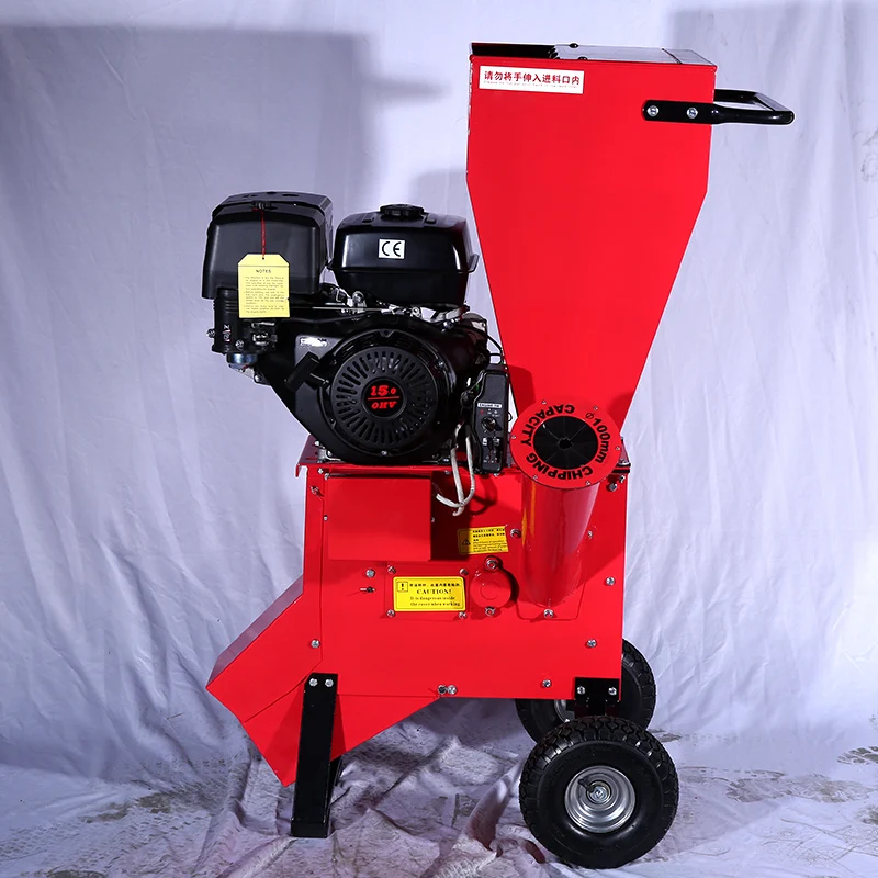 

Индивидуальный портативный измельчитель древесины с бензиновым двигателем, быстрый, эффективный, легко перемещаемый, для сада, двора, фермы