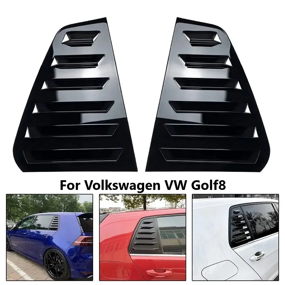 

1 Pair Side Window Spoiler Splitter Cover Trim Louver For VW Golf 8 MK8 TSI TDI GTI GTE GTD R R-line Car Window Sunshade