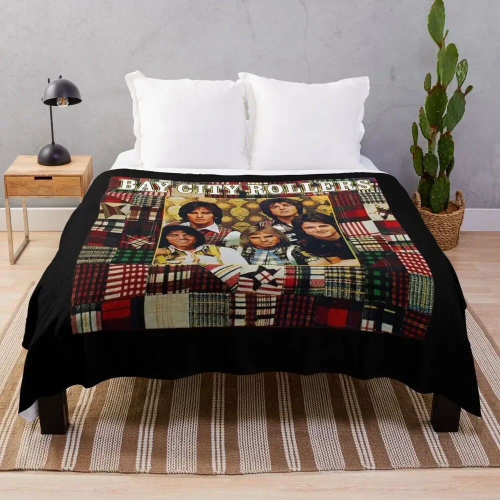 Bay City Rollers Throw Blanket Easy Care Comfortable Blanket for Couch