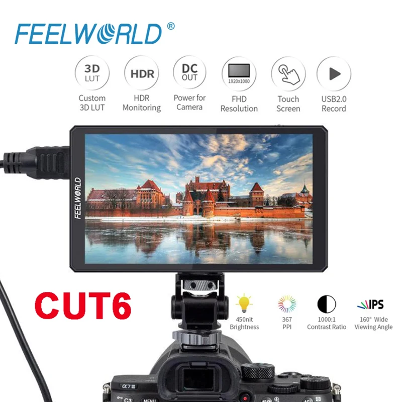 Feelworld CUT6 Cut6… - image