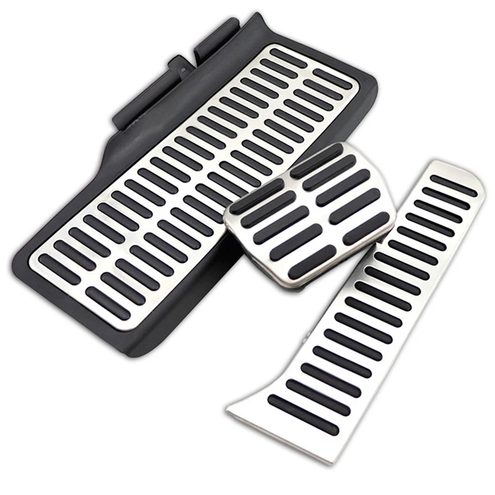 1 Set Metal Accelerator Brake Pedal Car Modification Pedal Left Steering Car Driver's Seat Accelerator Modification Accessories