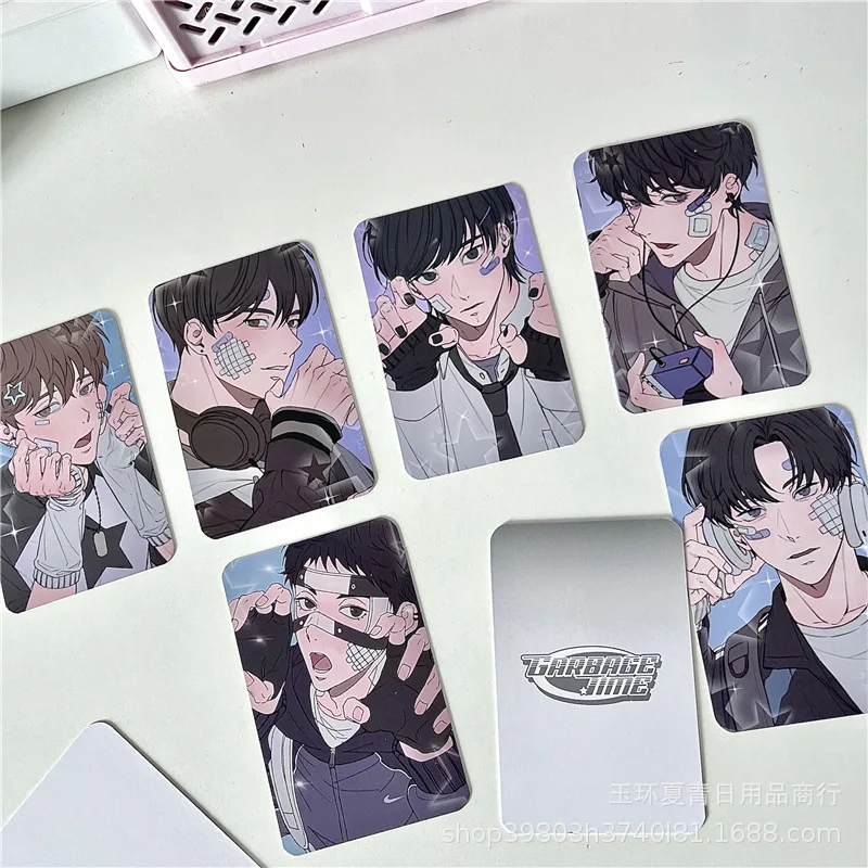 8pcs/set Korean small card handsome