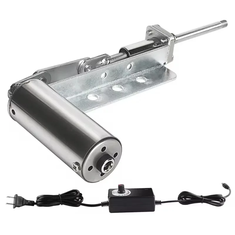 

Воздушно-поступательный линейный привод постоянного тока, цельнометаллический корпус, телескопический рокерный привод, ход 39 мм, двигатель, резьба M6, 30-270 раз/мин