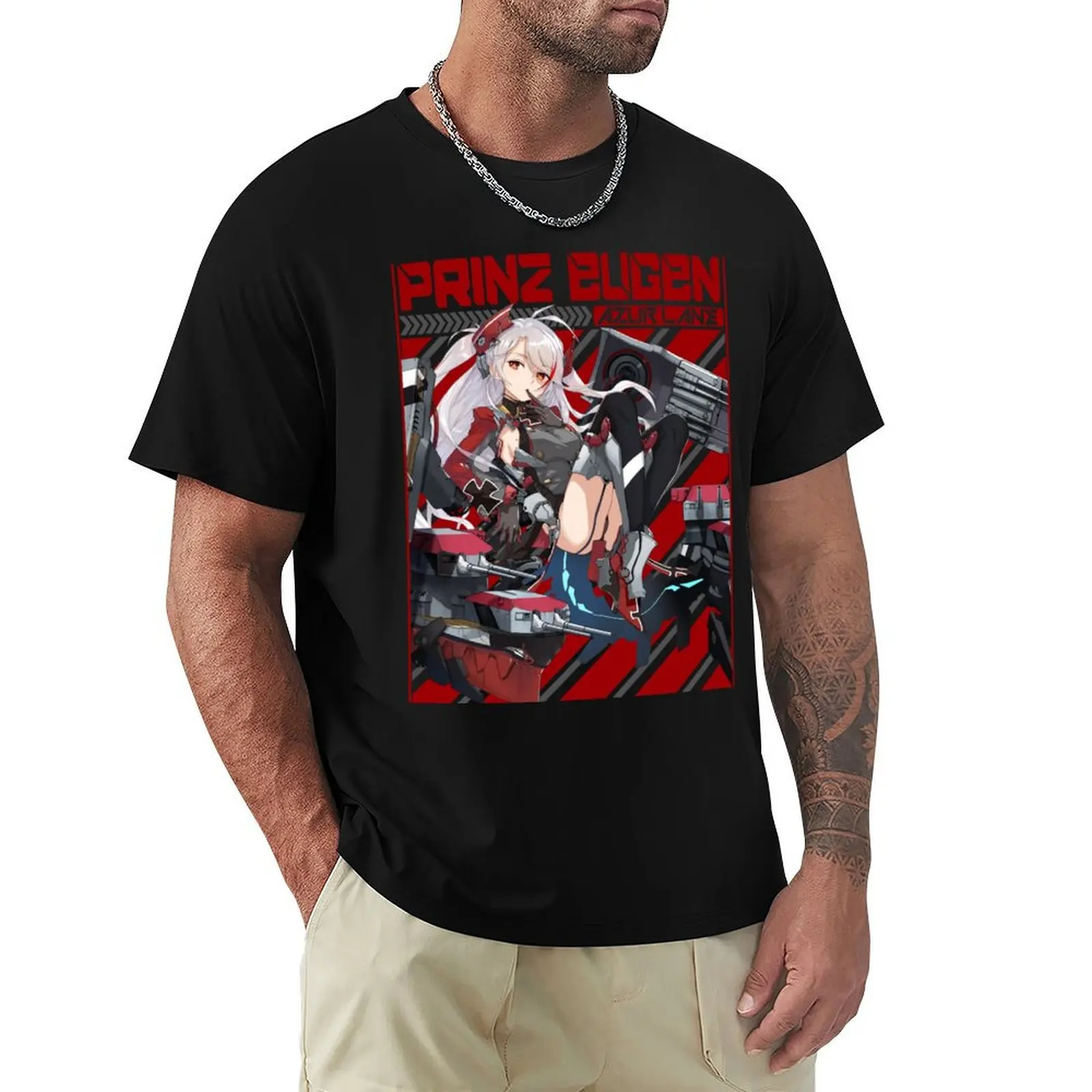 Camiseta AZUR LANE PRINZ EUGEN, camiseta para vacaciones y actividades al aire libre