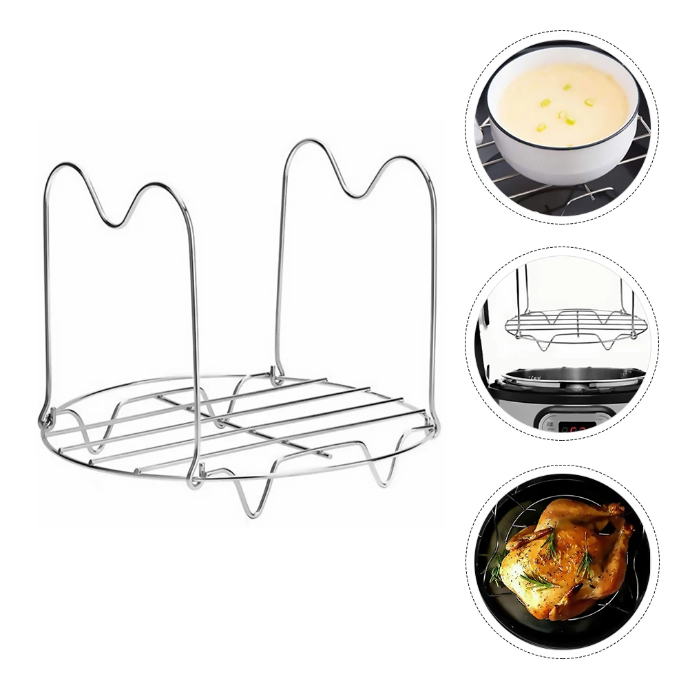 

Tray Heat Resistant Mesh Stainless Steel Stainless Steel Steamer Basket Steam Rack Food Steamer Kitchen Supplies Decor