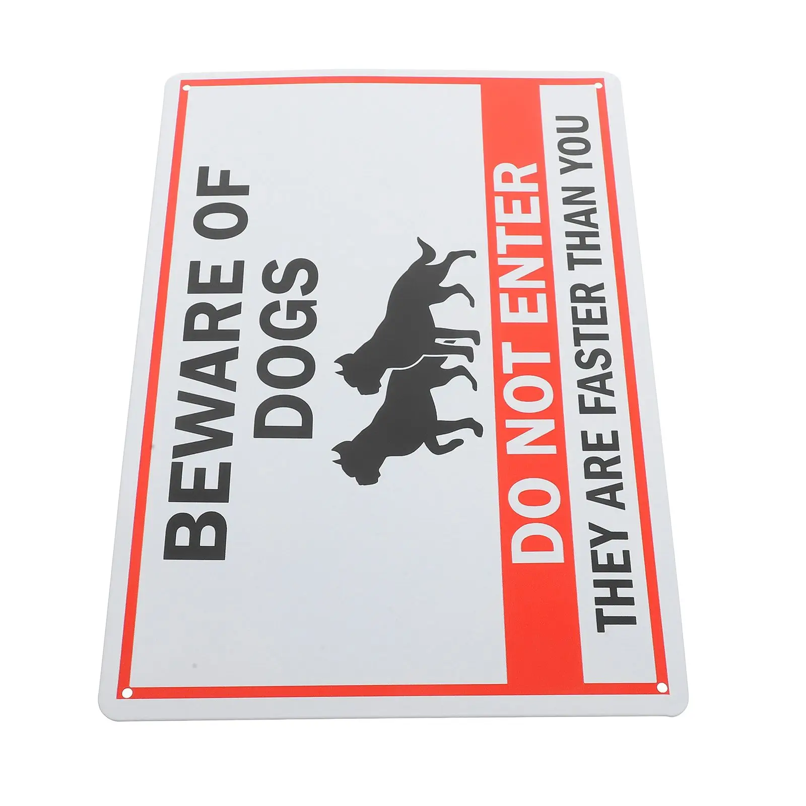 Gartendekoration, Retro-Hundeschild, kräftige Farben, für den Innen- und Außenbereich, vorgebohrte Löcher, Hof-Wanddekoration, Schilder