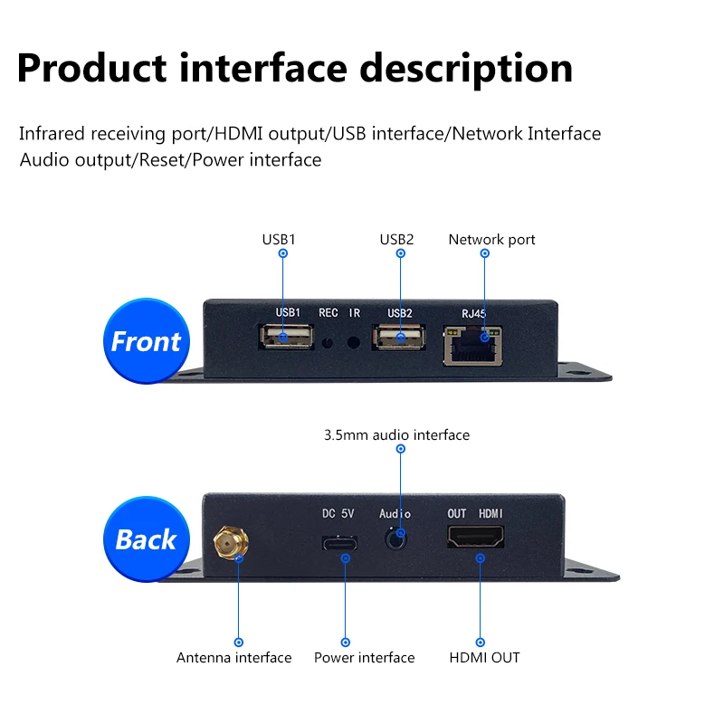 Digital Multimedia Network Media player Advertising Box Signage Player Restaurants Menu Billboard Android Information Release