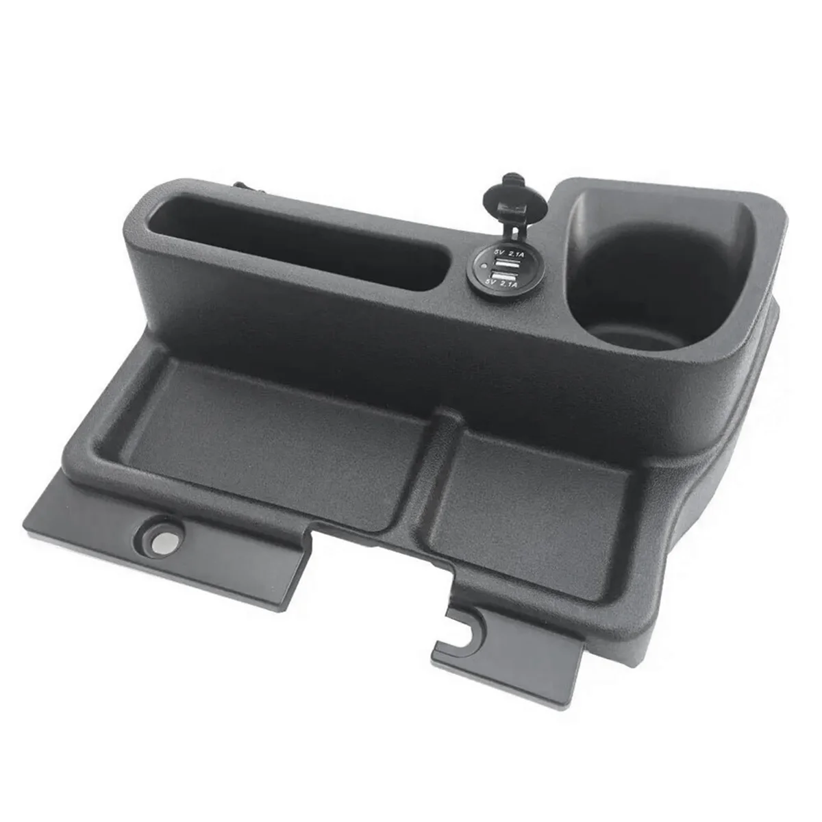 Car Storage Tray Insert Center Console Box Cup Holder with USB Port for Toyota Land Cruiser LC70 LC71 LC76 LC77 LC79