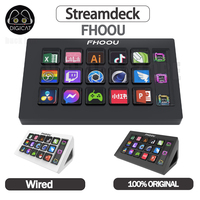 StreamDeck Mini Visual Keyboard 15Keys Stream Deck LCD Button Live Content Creation Controller Custom Button For Win/MacOS Gifts