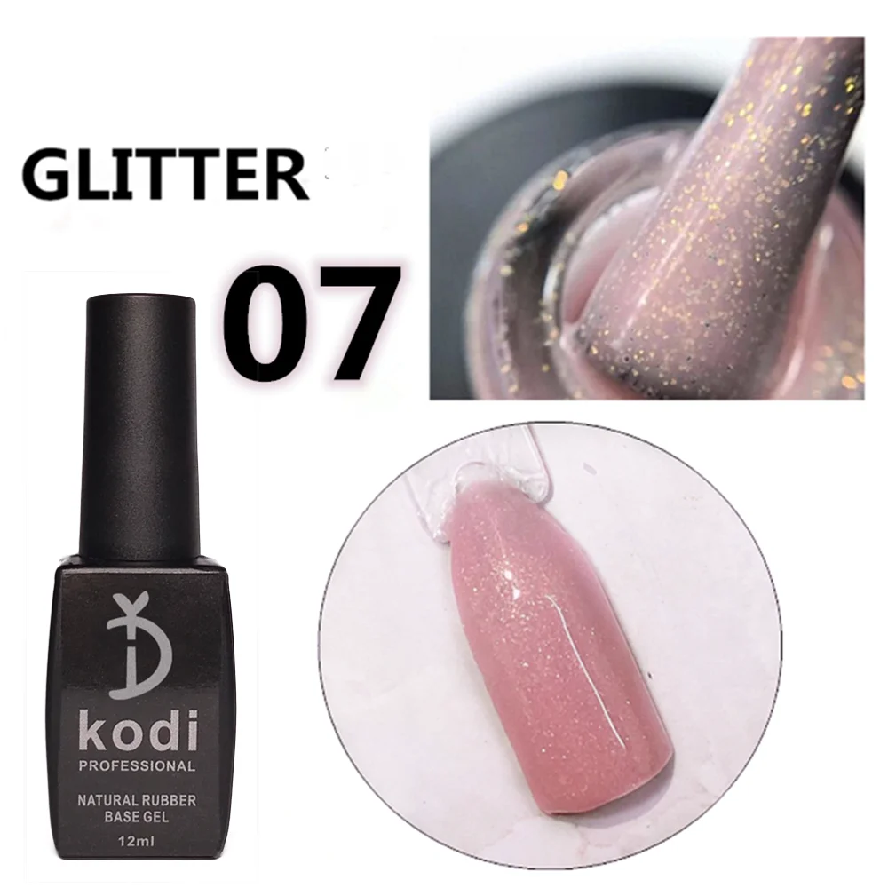 YD KODI PROFESSIONAL 15 Colors Gel Nail Polish Color Base Nail Art Easy To Handle 2 In 1 Glitter Camouflage Nail Gel Polish