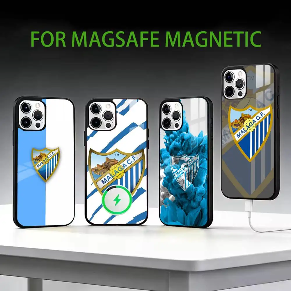 

h-Hot M-Malaga CF Phone Case For iPhone17,16,15,14,13,12,11 Plus,Pro Max Magnetic For Magsafe Wireless Charging