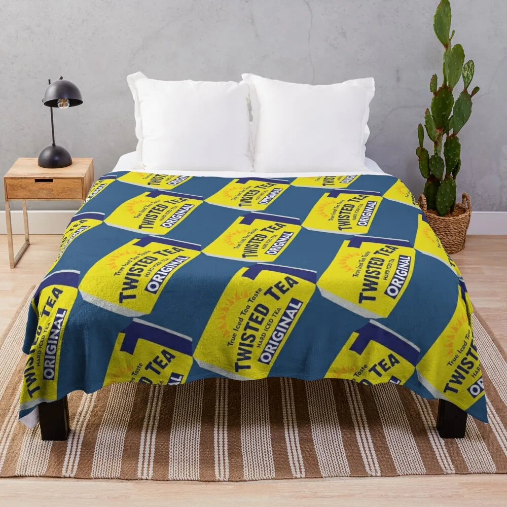 

Twisted tea (2) Throw Blanket Warm Flannel Blanket for Couch Chair Bedroom