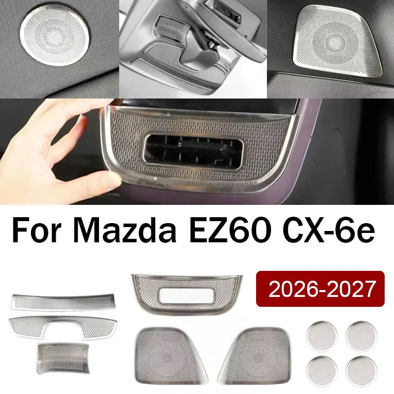KodoLab For Mazda CX-6e EZ-60 2026 2027 Car Front Hood Dust Cover Filter Proof Cover Intake Port Protective Auto Accessories