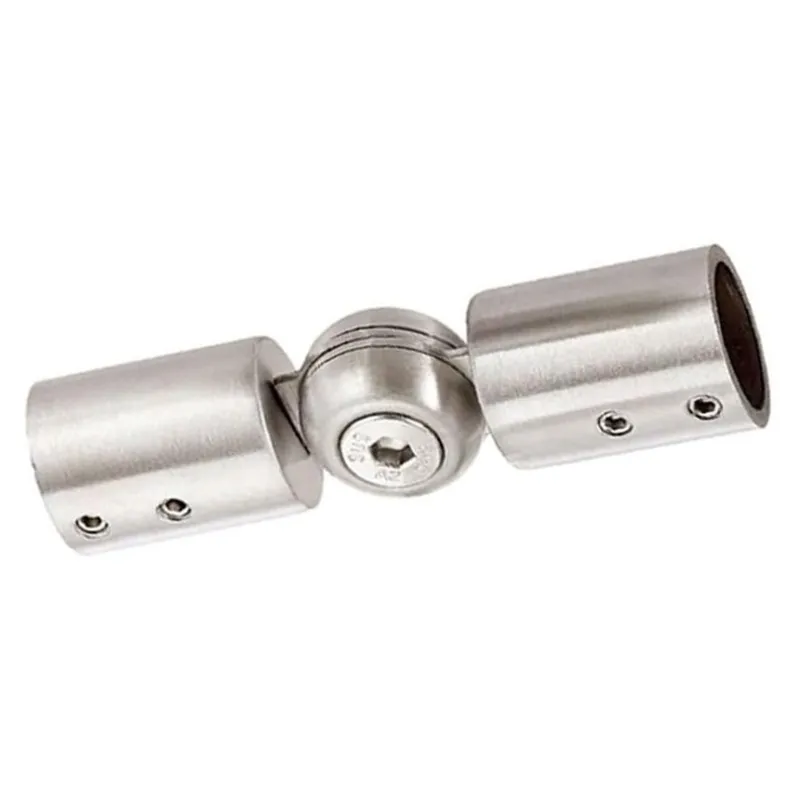 A84X-Elbow Connector Adjustable Rod Corner Connector For Shower Room For Bay For Window(19Mm Brushed)