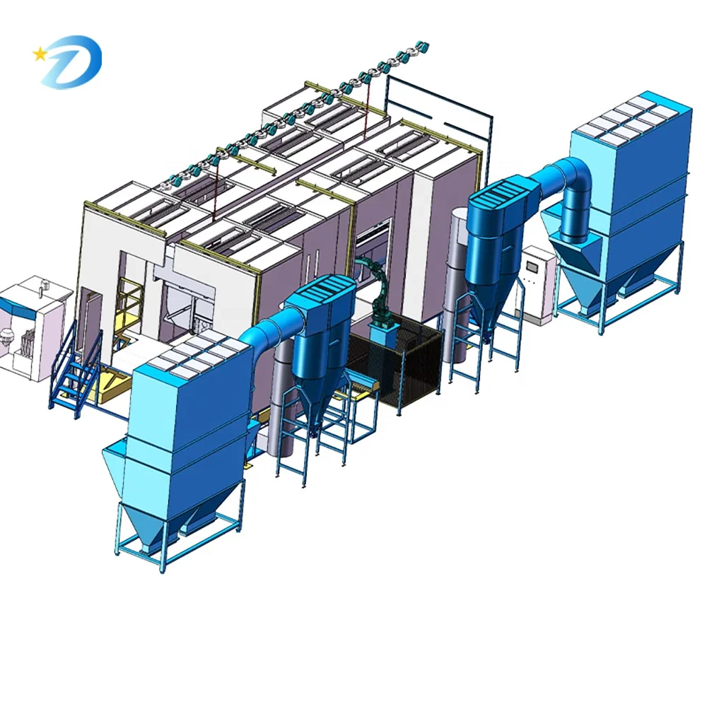 Sistema di spruzzatura automatica robotica a 6 assi Visione 3D Grandi componenti meccanici Capacità di 5000 kg per macchine per verniciatura di metalli