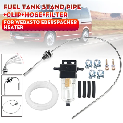 Imagen 2 del producto Filtro de aceite de combustible/tubo emisor de tanque de combustible, Kit de manguera de recogida, filtro diésel para calentadores Webasto Eberspacher, accesorios de repuesto para coche