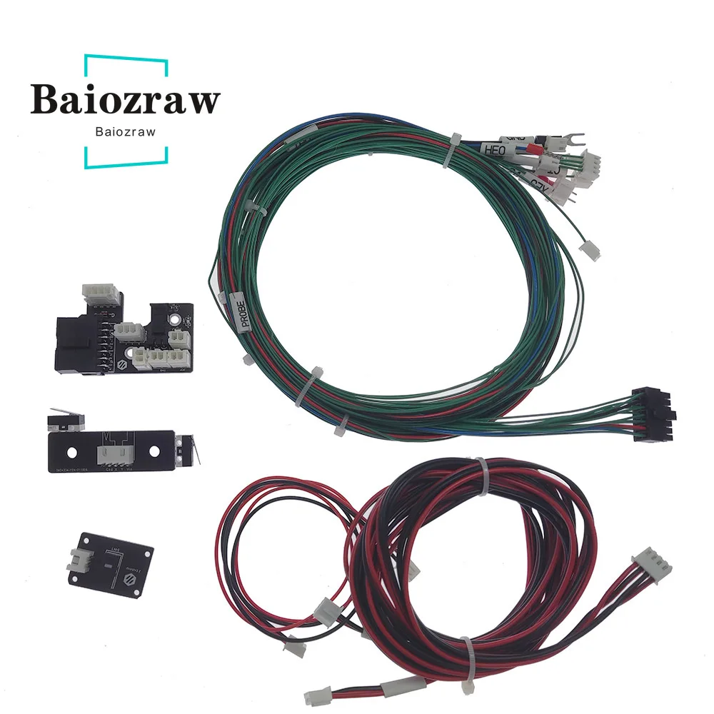 Baiozraw-Cabezal de herramienta de dureza de cableado FEP para impresora 3D Voron, herramienta electrónica de pulpo Araña, PCB, después del quemador, 2,4