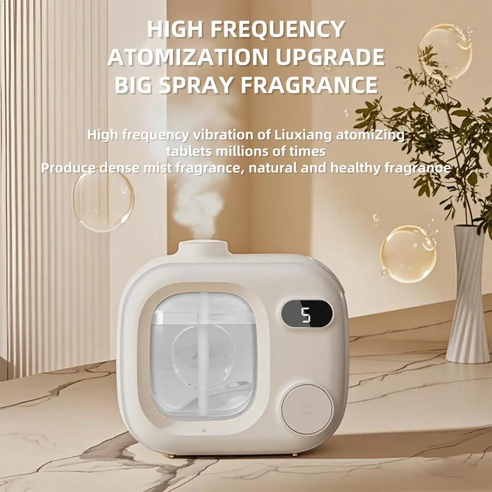 Kabelloser, batteriebetriebener, wasserloser Duftdiffusor, feiner Nebel-Aromagerät für Auto & Zuhause, tragbarer Diffusor für ätherische Öle – Detail 7