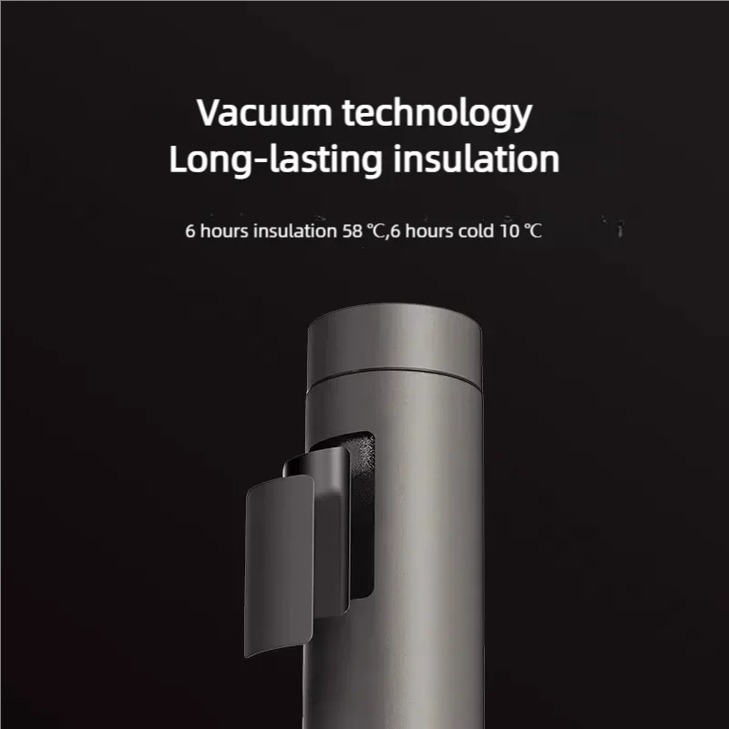 Xiaomi Mijia 480ml Pure Titanium Water Bottle Lightweight Thermos Vacuumb Cup Antibacterial Rate 95% Camping Travel Portable Cup