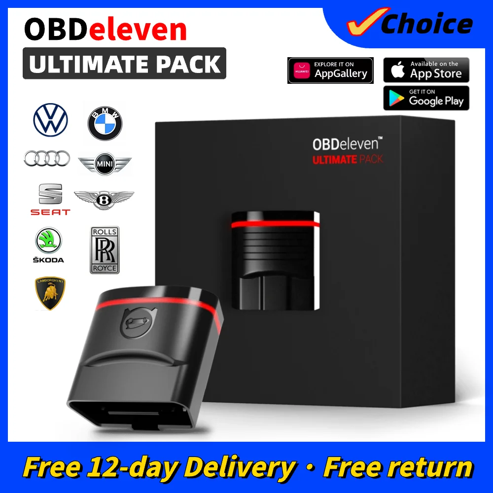 OBDeleven Ultimate Plan Nextgen Device OBD11 OBD2 Diagnostic PRO Pack BMW Volkswagen For IOS VW Polo Golf /BMW/Audi /Seat /Skoda