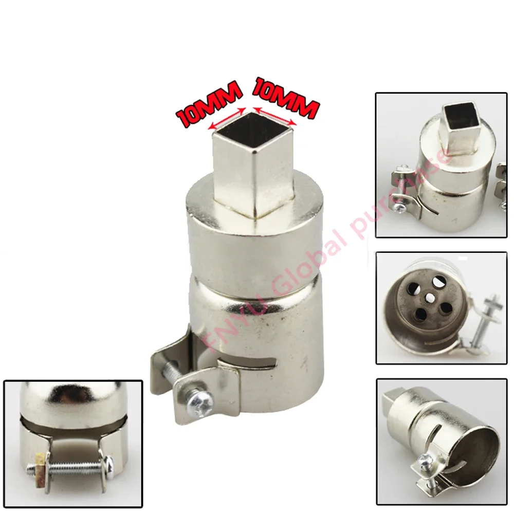 Universal Nozzle Square Double Layer Soldering Station Hot Air Gun Welding Nozzles Accessories BGA Rework Station Nozzle