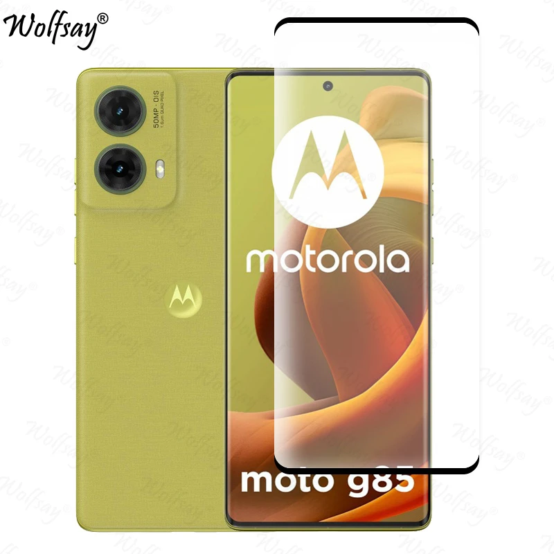 Full Cover Tempered Glass For Motorola Moto G85 Screen Protector For Moto G85 Screen Glass Camera Lens Film For Moto G85 Glass