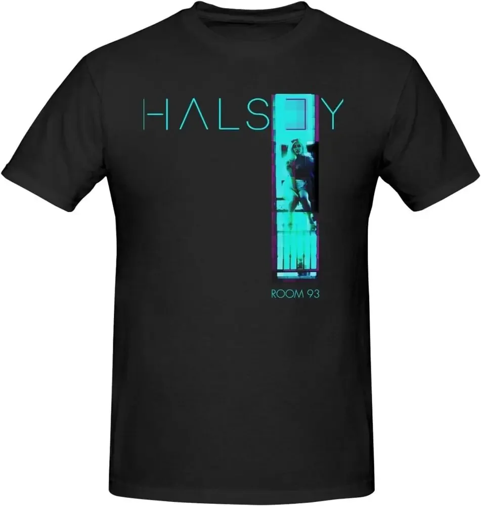 Halseys Men's Classic Unisex Cotton T-Shirt for Men & Women, Classic Tee BlackHigh Quality 100%Cotton Short Sleeve