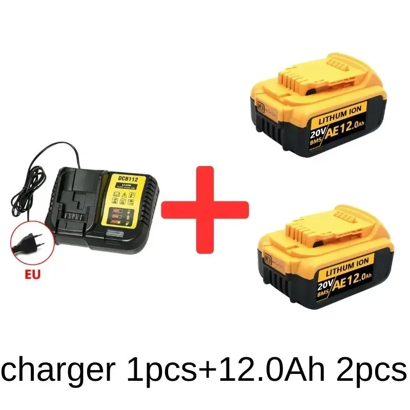 MAX Battery DCB200 20V Lithium Replacement Battery For Dewalt 18V DCB184 DCB200 DCB182 DCB180 DCB181 DCB182 DCB201 DCB206