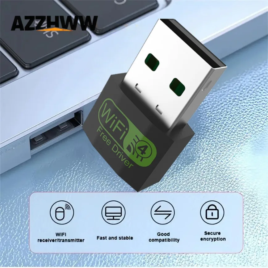 Adaptador usb wifi 150mbps placa de rede sem fio mini dongle usb 2.4ghz 802.11n recepção de sinal para computador desktop pc portátil