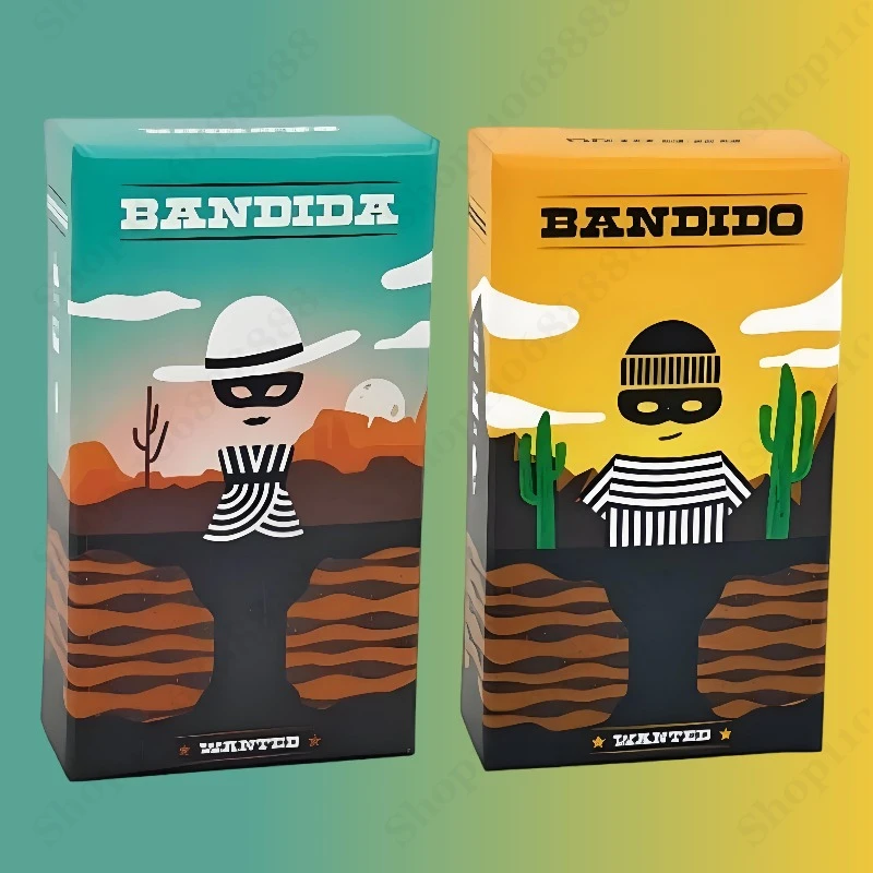 Jeu de Table familial Bandido Bandida, jeu de cartes de stratégie pour 1 à 4 joueurs, pour fête amusante avec des explications chinoises et anglaises, noël