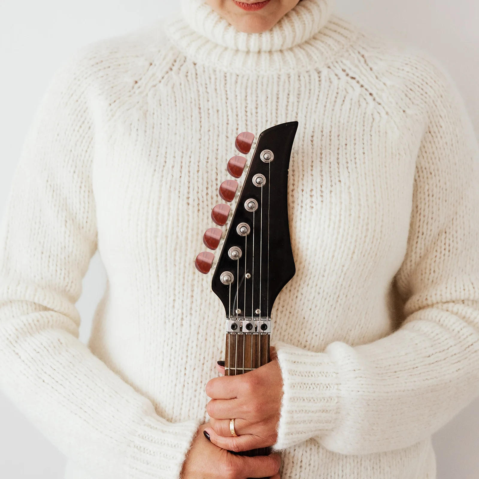 

6Pcs Guitar Tuning Pegs Keys Tuners Machine Heads Sturdy Easy to Use Installation Acoustic Electric Guitars Parts