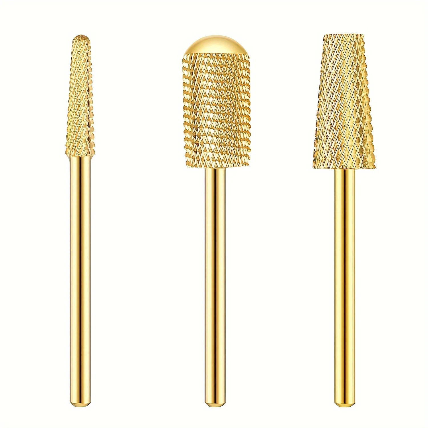 マニキュアとペディキュアツールのセット、ネイルポリッシングビットとクリーニングブラシ、3ピース/セット