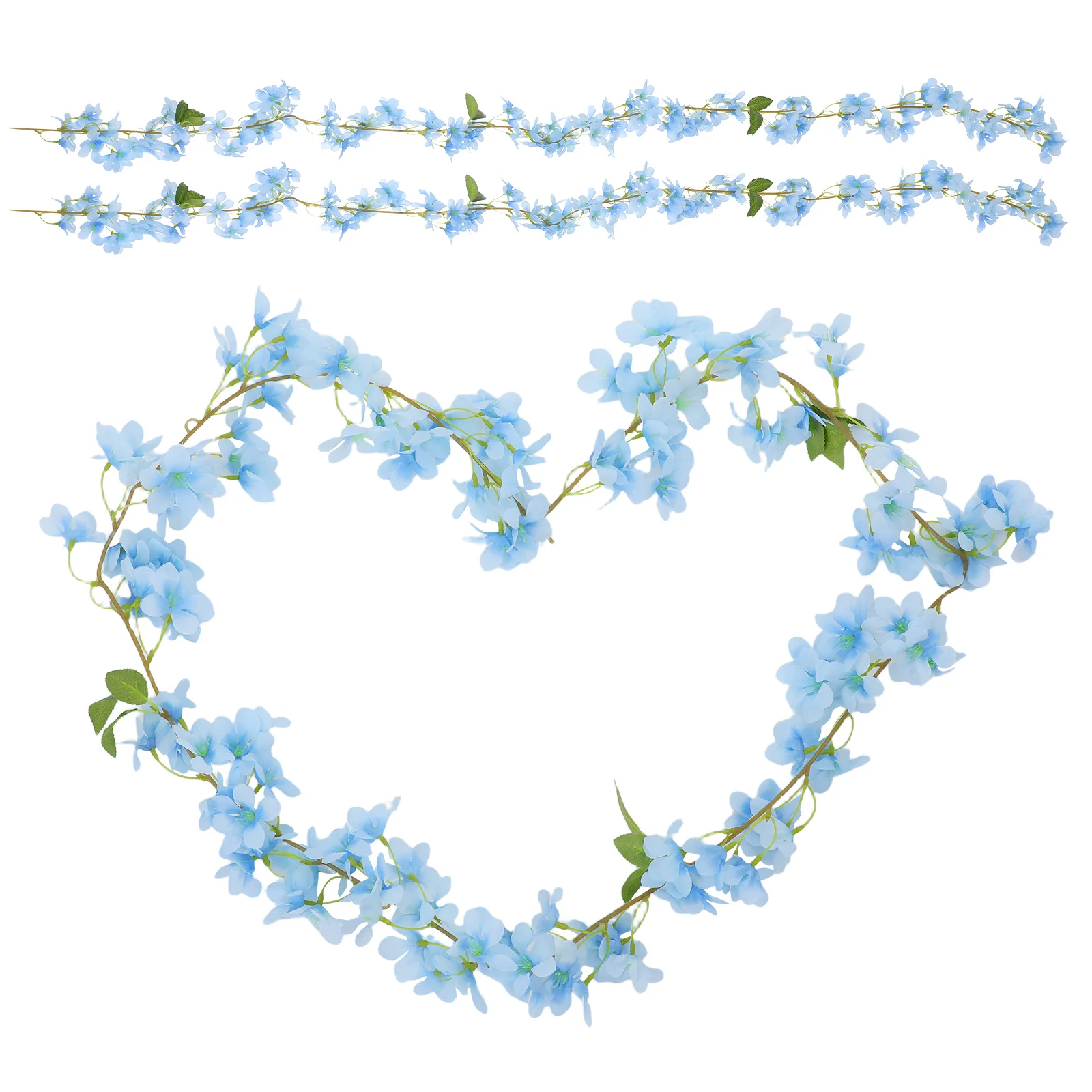 

66.8-Inch Artificial Flower Vine Realistic Silk Lilac Hanging Decoration For Wedding Party Home Garden Faux Floral Swag Spring