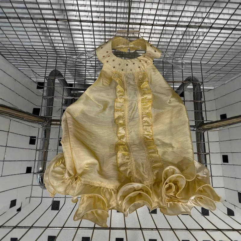 WTHT موضة جديدة للمرأة تقسم التجاعيد تصميم الرسن سترة عالية الخصر التفاف الورك التنانير الصغيرة الإناث 2025 الصيف 1LS1654