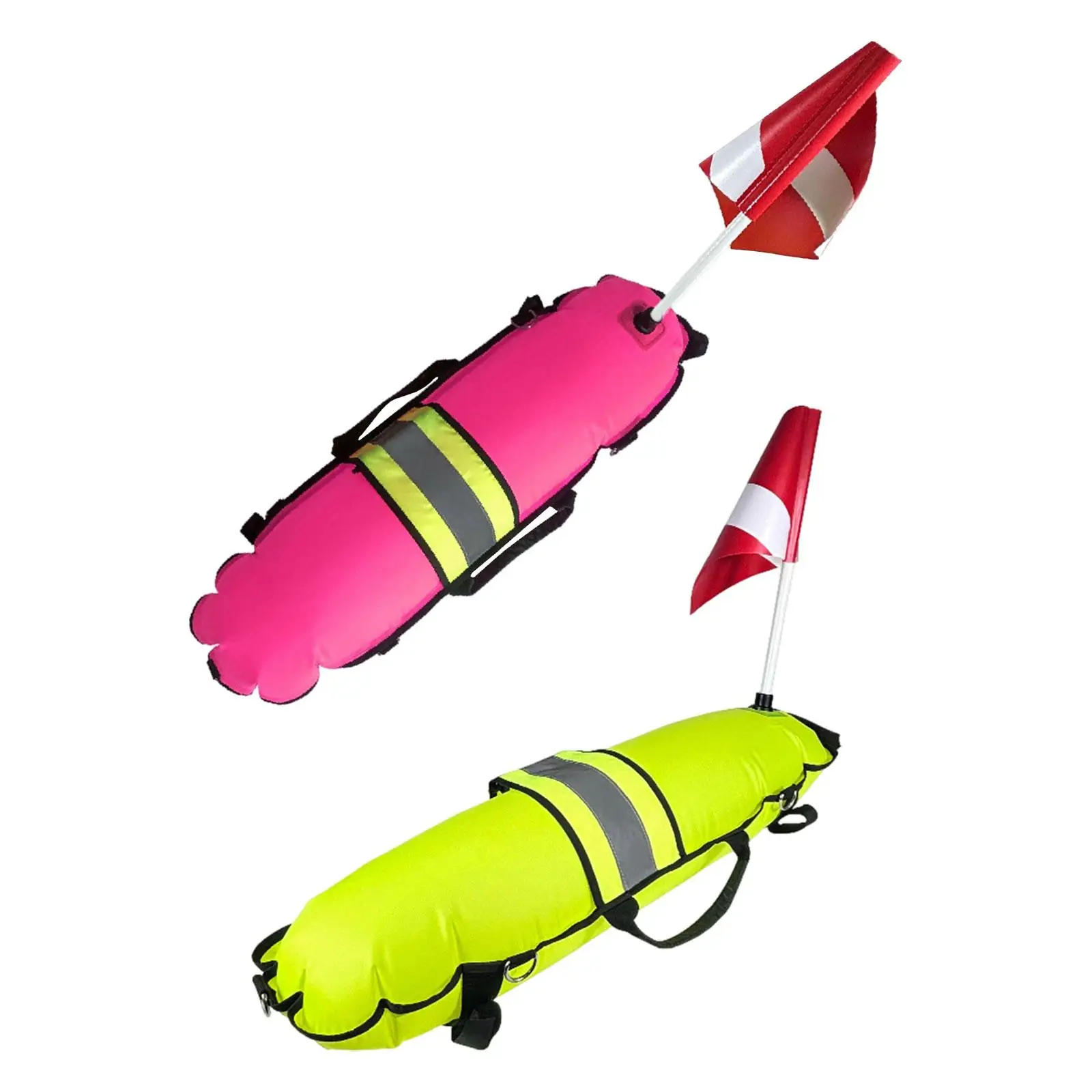 Inflatable Diving Surface Marker Buoy for Equipment Water Sport Beach Diving