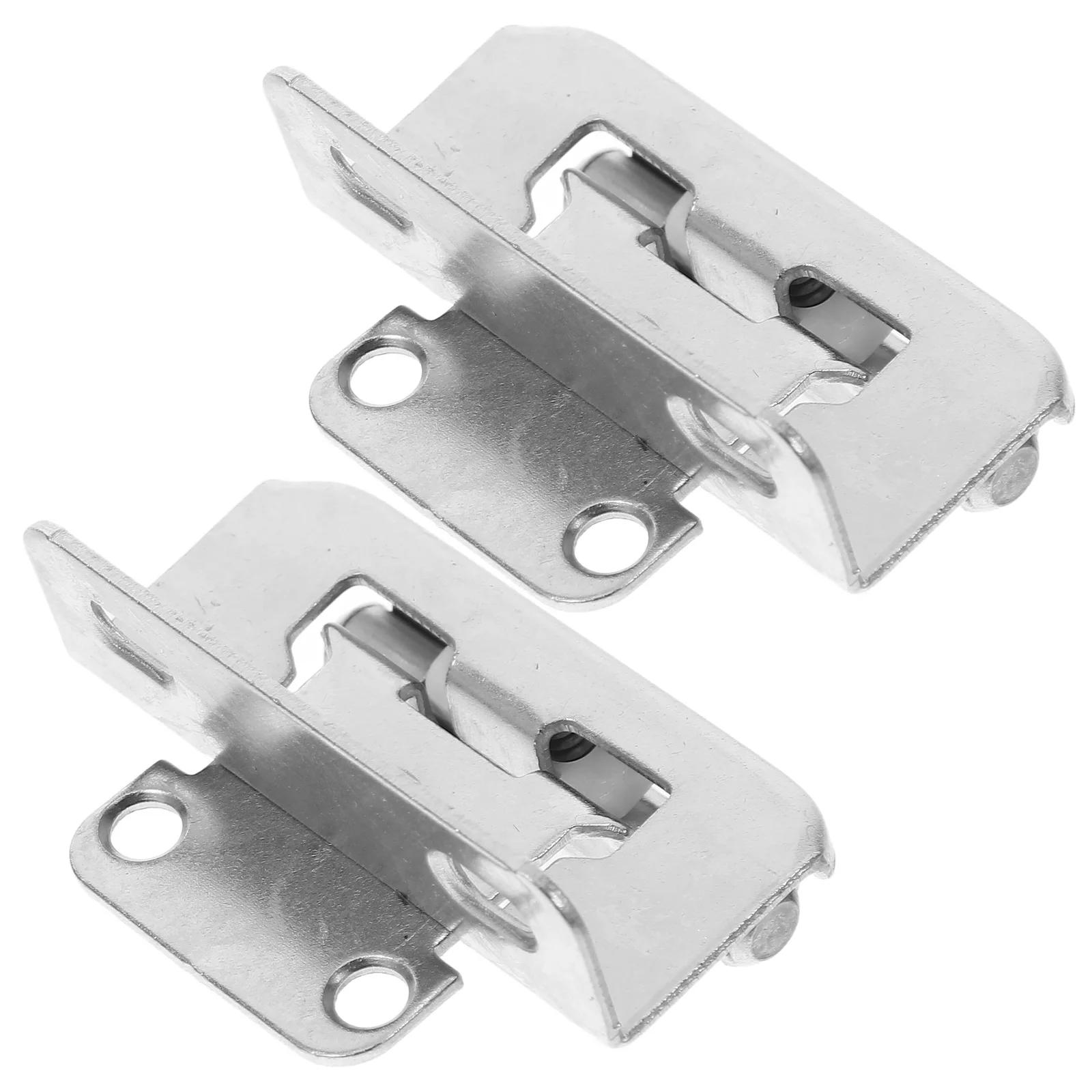 

2pcs 1/2 Inch Self-Closing Semi Wrap Heavy Duty Door Hinge For Home Marine Rv Yacht Frameless Hardware Spring Loaded Closet Door