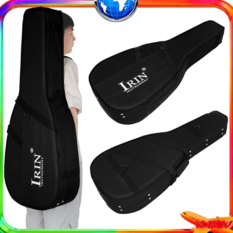 IRIN 39/41 Inch Guitar Case Oxford Cloth Shockproof Bag Classical Acoustic Guitars Accessories for Instrument Storage Protection