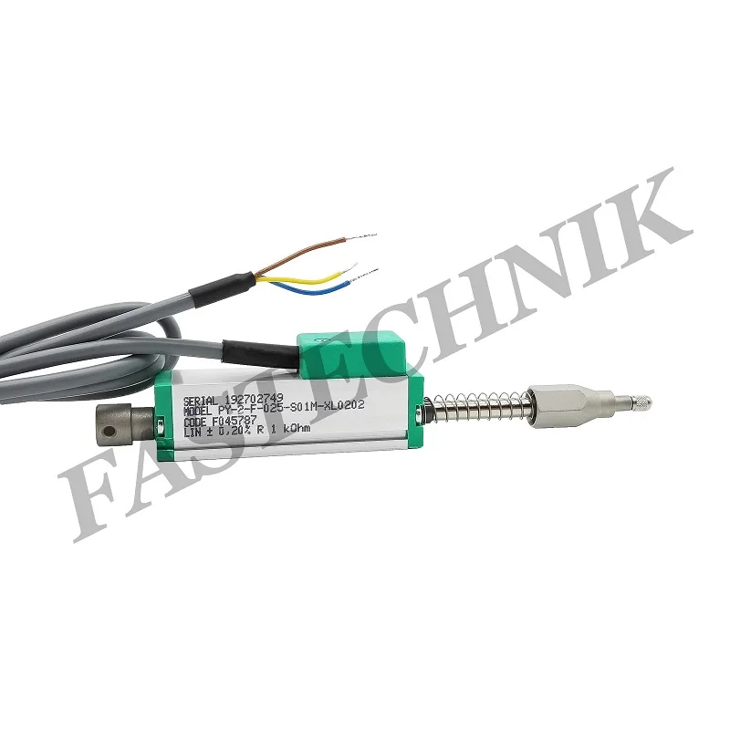 

Spring self-reset displacement sensor/electronic ruler PY-2-F-025-S01M resistance ruler 25mm PY-2-F-025