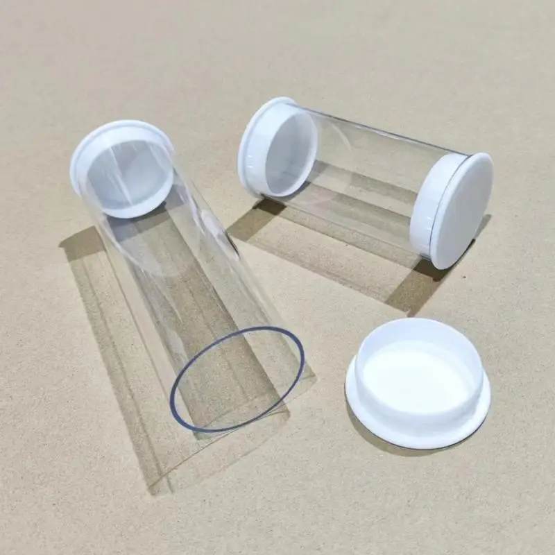 

Naxilai 1pcs 39.37inch Long PC Transparent Packaging Tubes With Lids 50mm OD.Rigid Round Storage Pipe Plastic Tubes